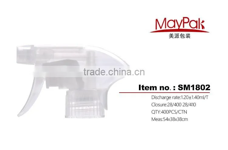high quality PP material 24/410 ,28/410 plastic material trigger sprayer