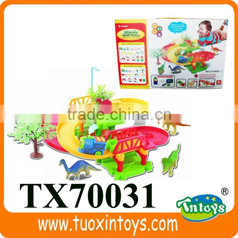 plastic road set toy cars, kids cars electric toy race track