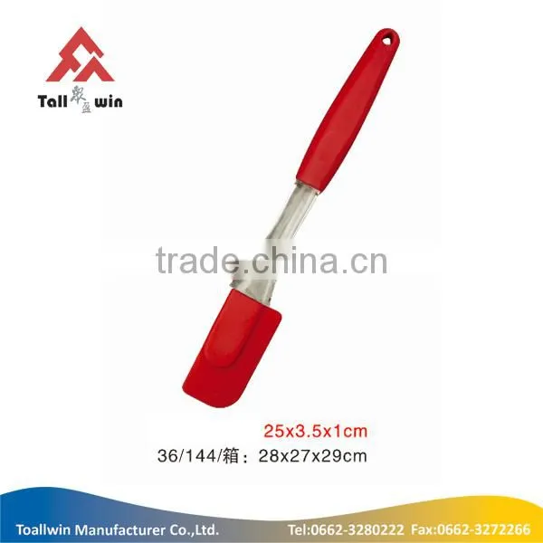 Food grade silicone kitchen utensils/yellow silicone spatula