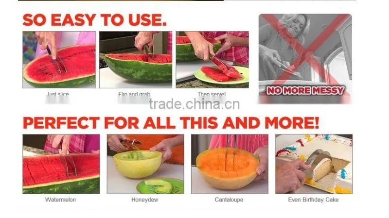 China factory direct sale stainless steel watermelon cutter