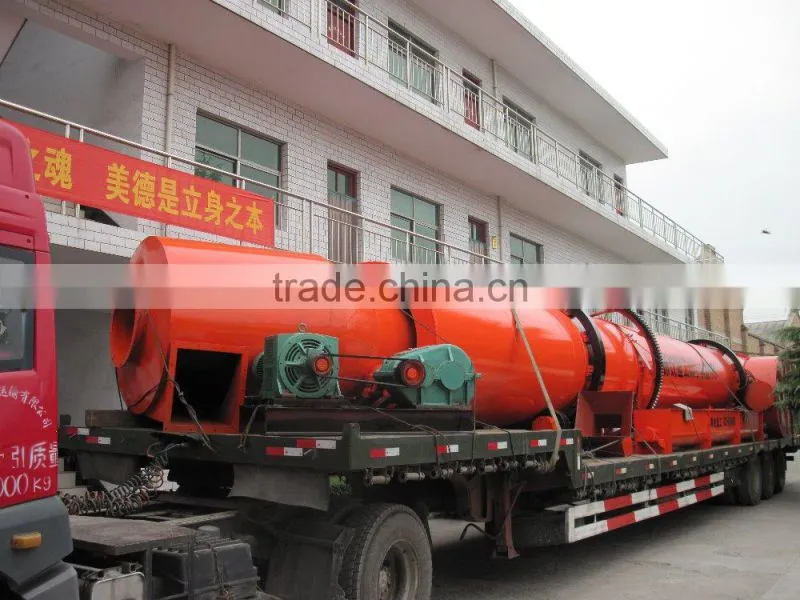 Rotary coal slime dryer