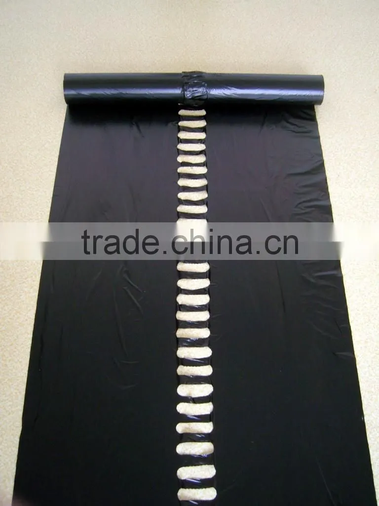 PE agricultural black mulch film with different holes