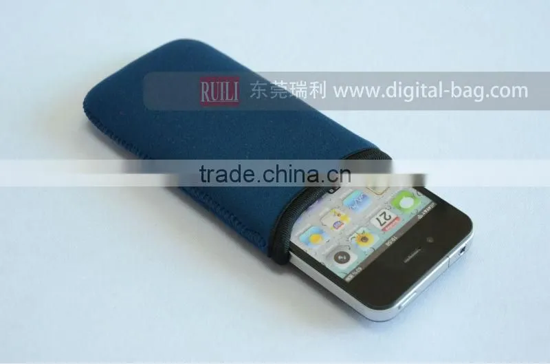 Phone pouches mobile phone bags neoprene materials cell phone pouches