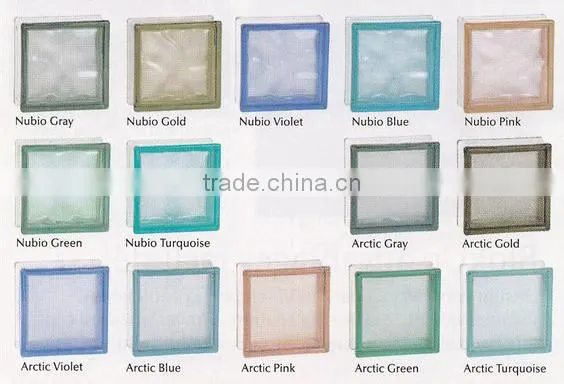 Hollow Clear and Tinted / Coloured Glass Block / Brick glass/Hollow Blocks With ISO9002/CE
