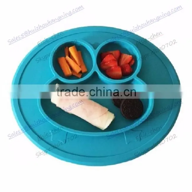 Hot Sell Silicone Kids Placemat Baby Feeding Mat