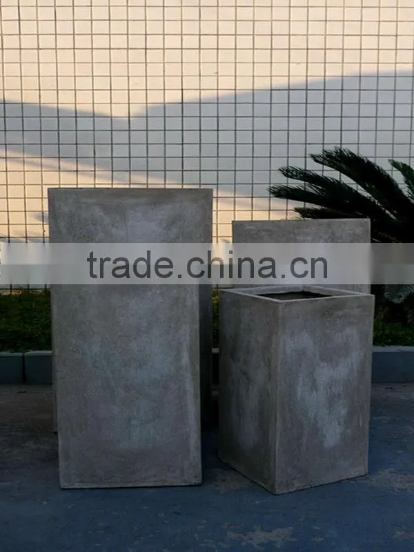 Chinese Factory Outdoor Plant Urns Vase QL-13124 4pcs/set 50inch Wholesale
