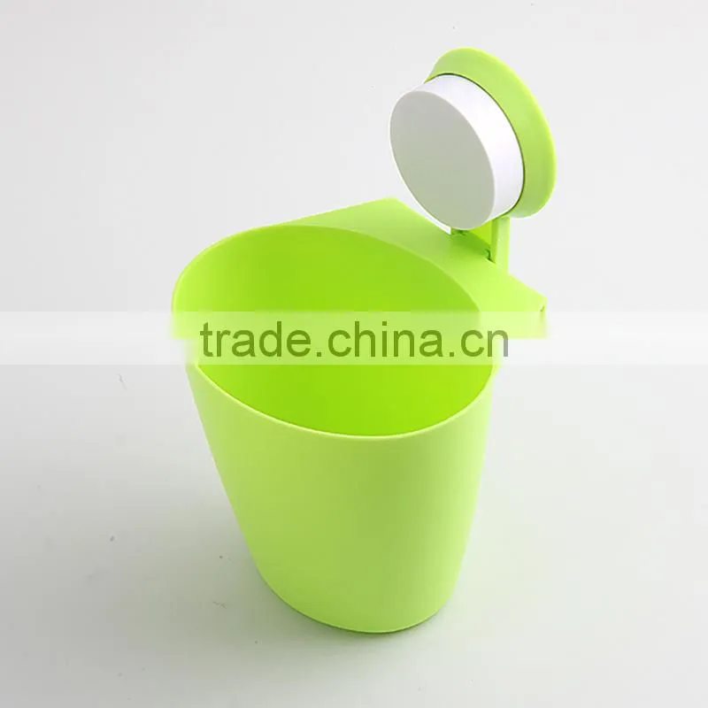 N263 kitchen hanging storage basket with suction cup