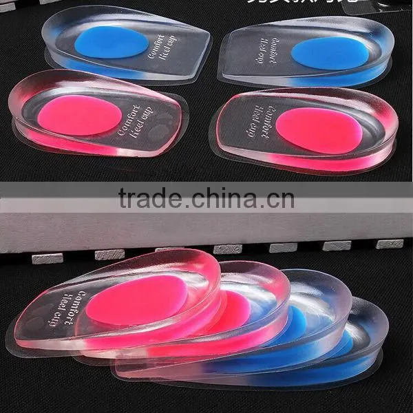 Massage Foot Care Silicon Heel Cushions/Silicone Gel Shoes Pad
