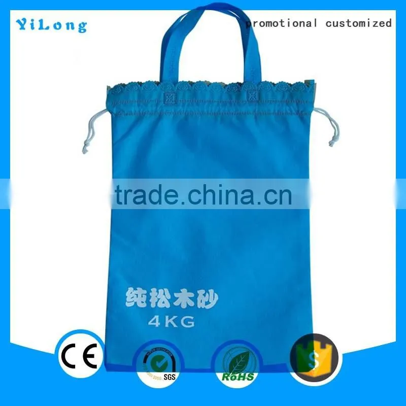 2016 China supply climbing rope bag logo custom string bag draw string bag