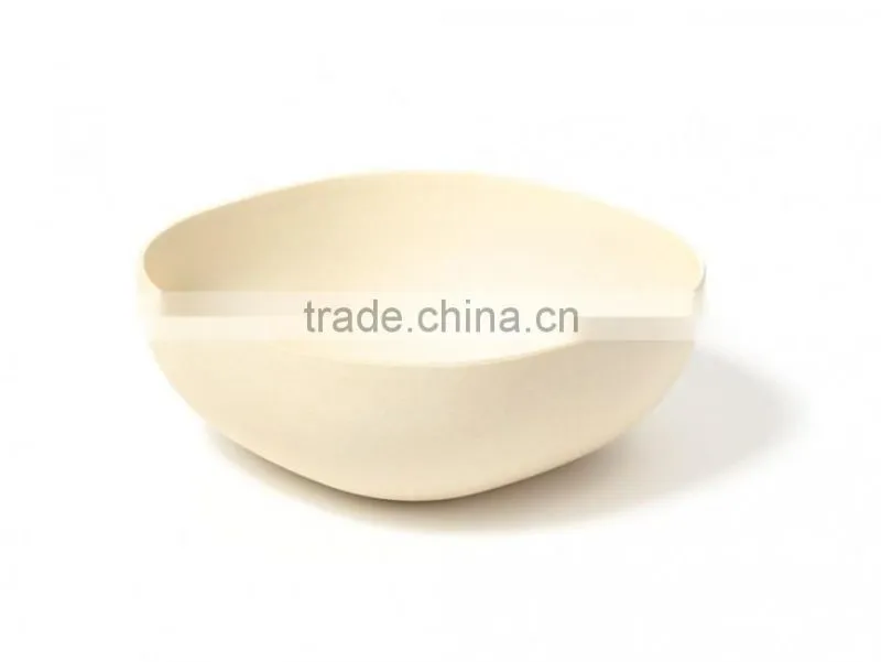 Green ,Eco friendly, Durable, Nontoxic Bamboo fiber Composite Salad Bowl