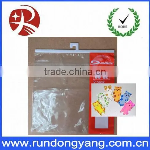 beautiful opp header bags for underwear with Hanger