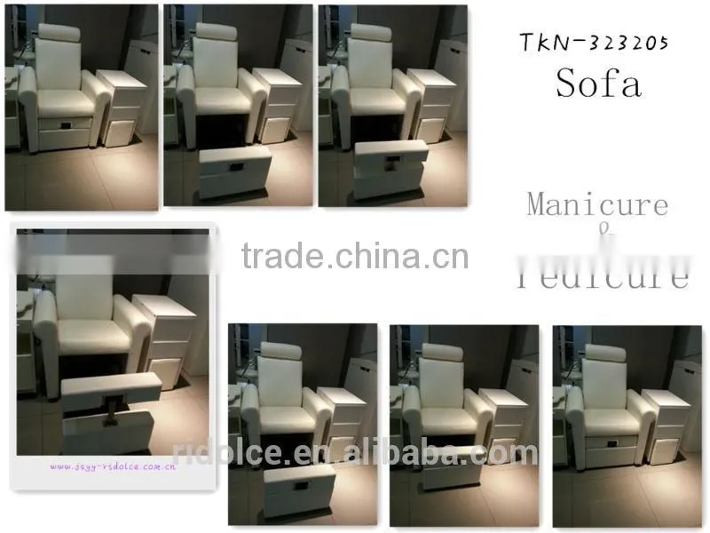Comfortable Spa pedicure nail sofa with pedicure wholesale pedicure chairs TKN-323205