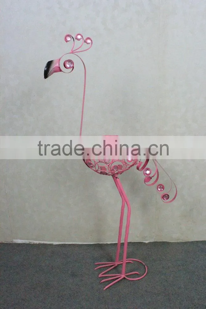 Garden decoration metal peacock