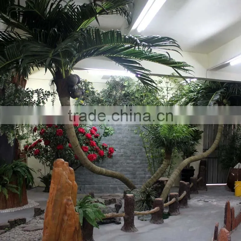 GNW APM022 Artificial Coconut Palm Tree Fake Green Trees for outdoor garden landscaping