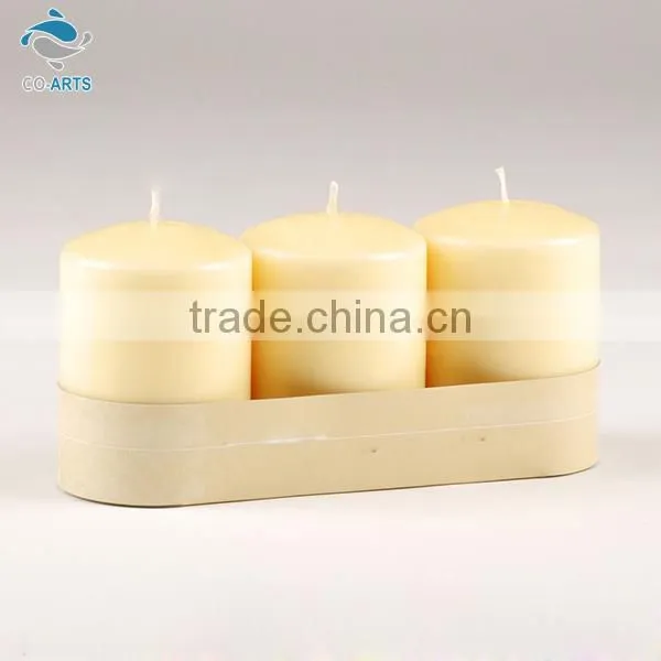 2015 superior quality eco-friendly white candle