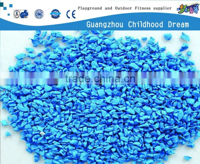 (EP-09) outdoor playground EPDM flooring / Kindergarten & daycare center colored EPDM granule epdm rubber pad mat