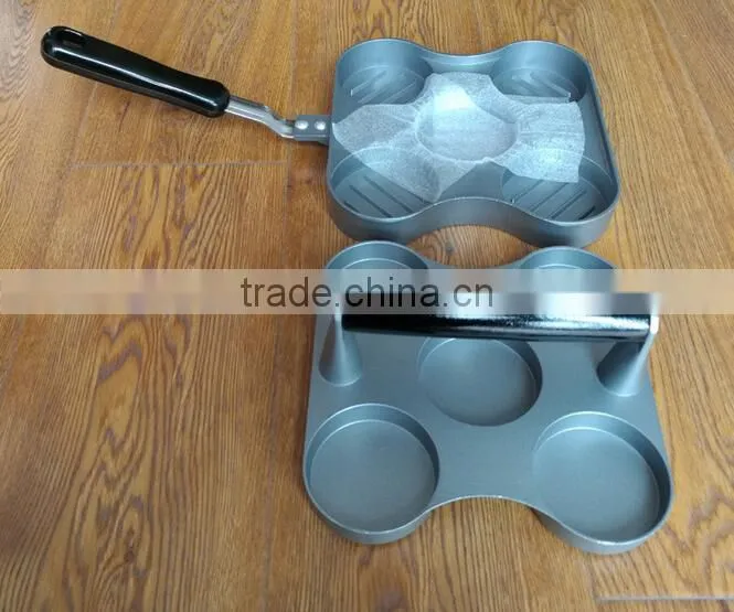5 section LFGB standard aluminum hamburger press