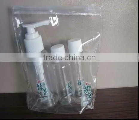 3pcs PET travel bottles set/cosmetic bottle