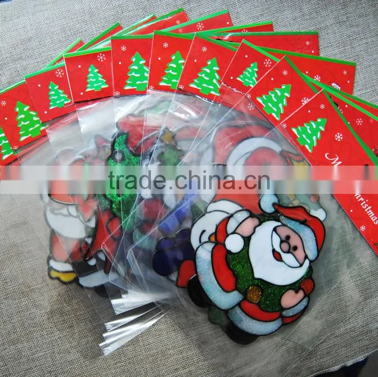 High quality christmas decorative sticker wall stickers window stickers