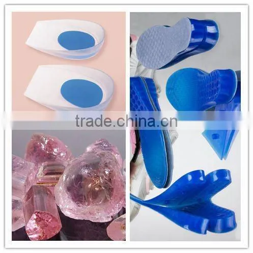 fashion design Liquid silicone gel hell shoe pad