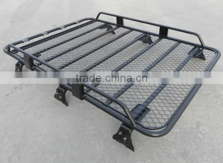 Half Frame Car Roof Rack Cargo Carrier Gutter Mount