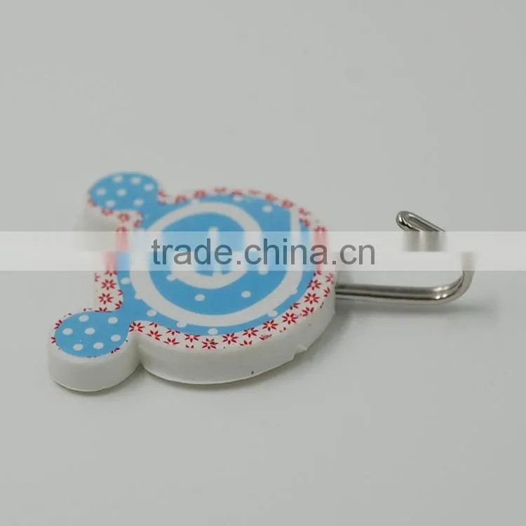 10pcs 2 Colors Cartoon Adhesive Hanging Plastic Hooks