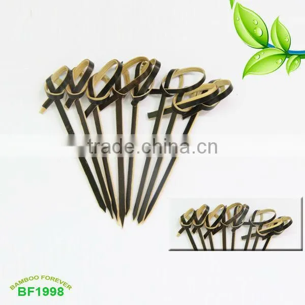 bamboo knot picks with color