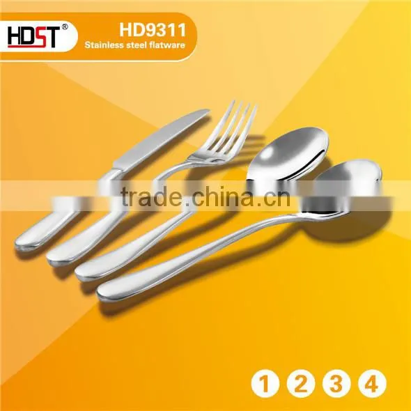 German knife fork spoon set;17 person Grand Banquet China stainless Dinner Set;