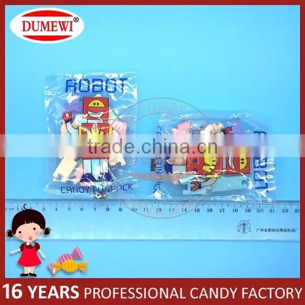 Funny Robot Shape Pressed Candy with Puzzle