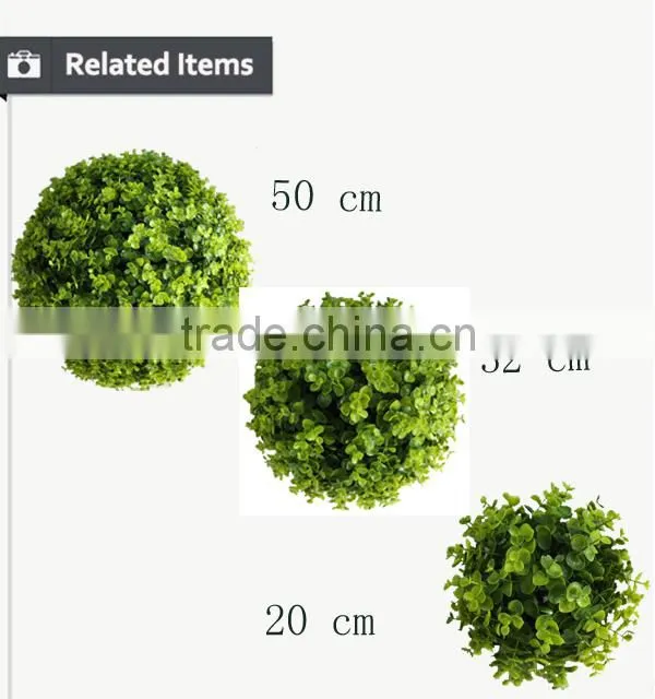 Fake decorative milan grass boxwood tree for christmas showcase decoration