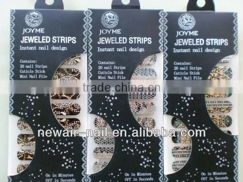 fashion 3d nail sticker 3d nail japanese style nail supply wholesale
