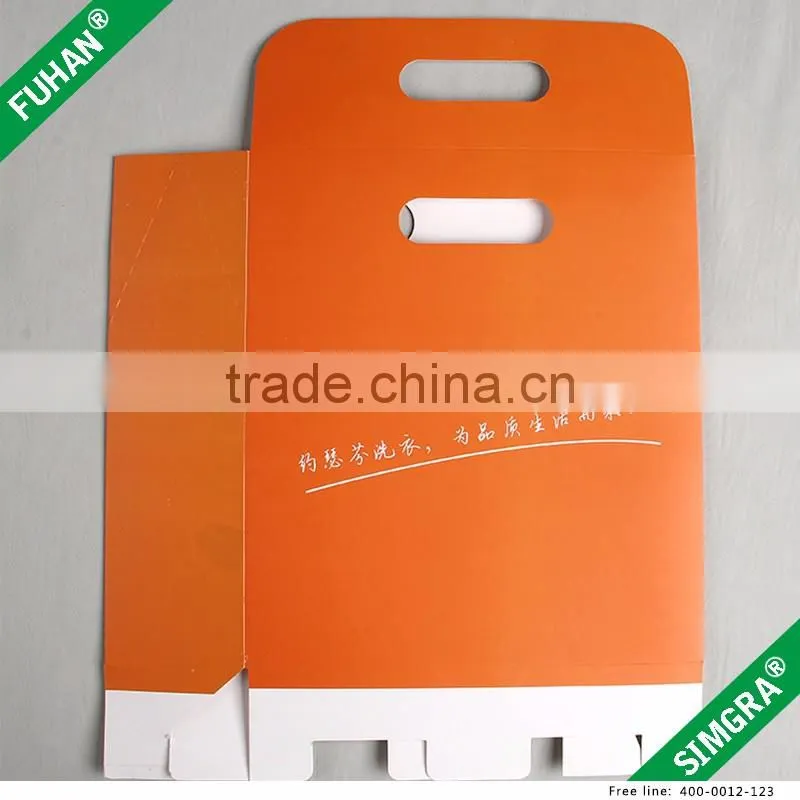 Factory Customized Paper Craft Gift Boxes Handle Bag