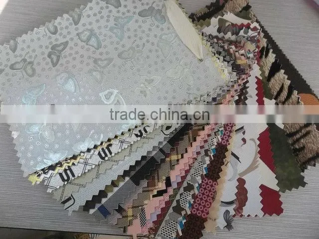 Diferent style PVC leather Product for bags in china
