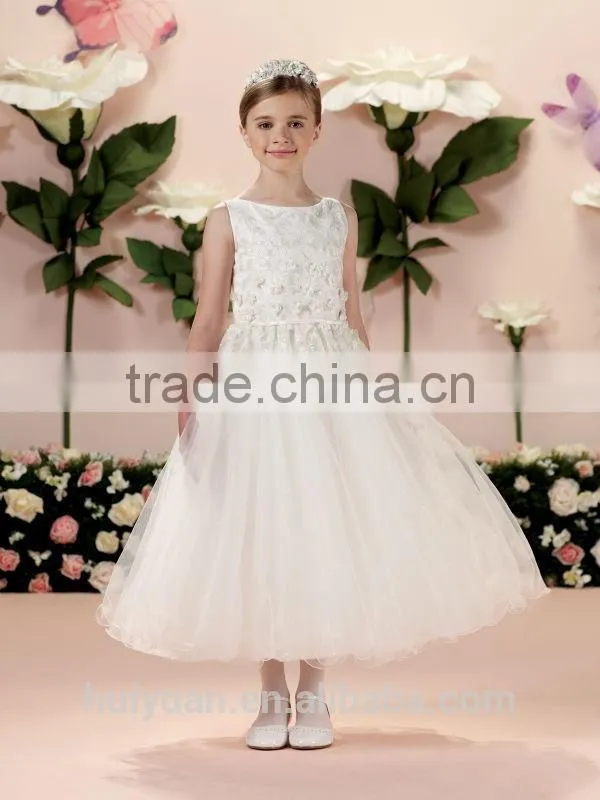 fairy designs lace ankle length baby girl party dress