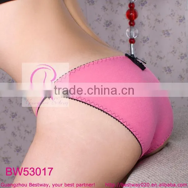 Womens hot sex images sex pink bikini with double string back hole in stock
