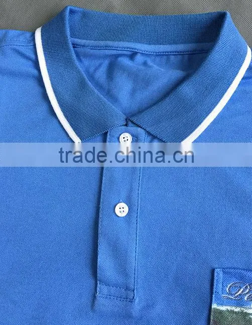Best quality polo shirt design cotton with pocket printed