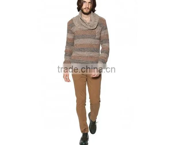 Loose computerized sweater knitting machine man wool sweater