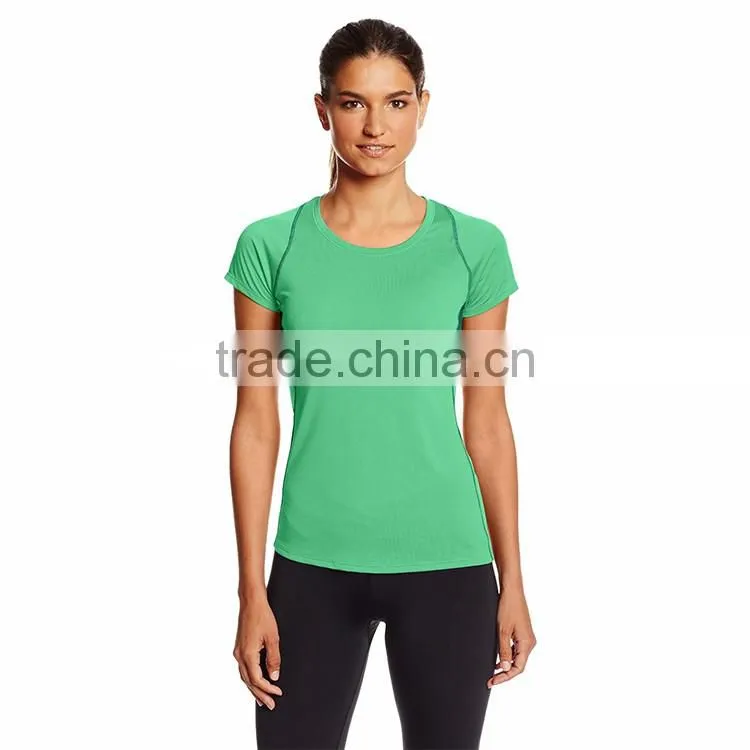 OEM and ODM welcomed Cotton Spandex White / Grey Plain Womens Deep V Neck short sleeve T Shirt