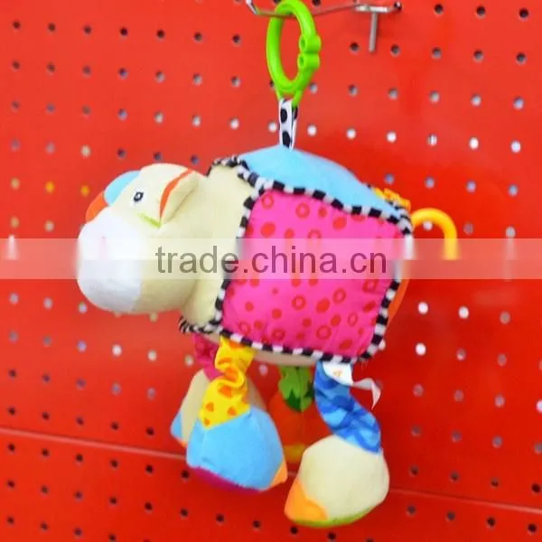 Cute shaking Plush toys baby educational stuffed & plush toy baby gift