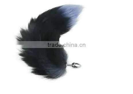 New fox fur fur imports 40cm real hair fox hair tail multi-color color bag pendant wholesale