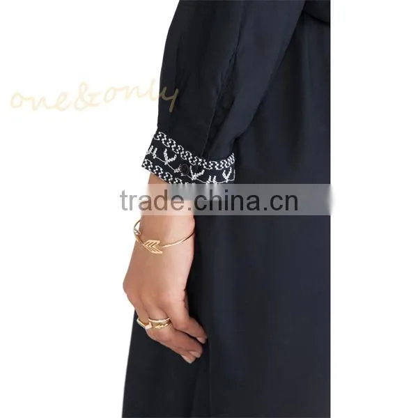 Woman embellished middle east tunic dress