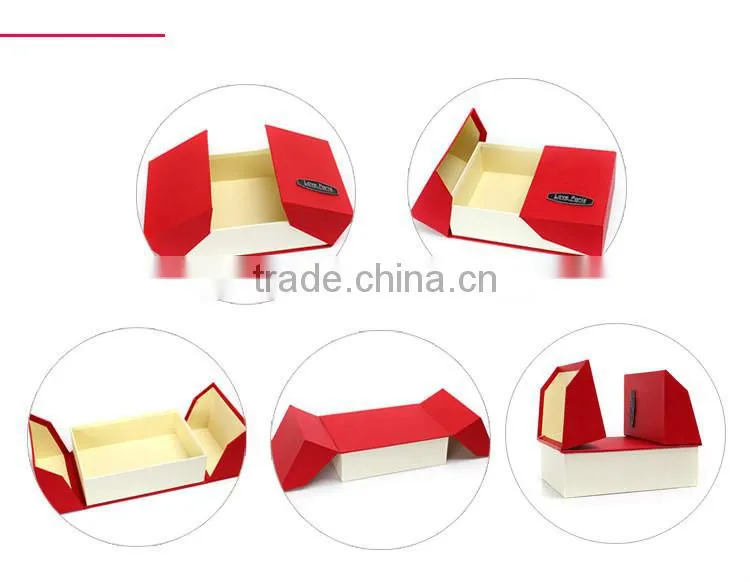 Eco-Friendly Recycle Custom LOGO Printed Foldable Paper Gift Custom Wedding Flat Printed Paper Candy Box
