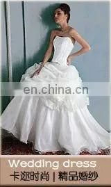 EB1235 Noble A-line with lace bow wedding dress