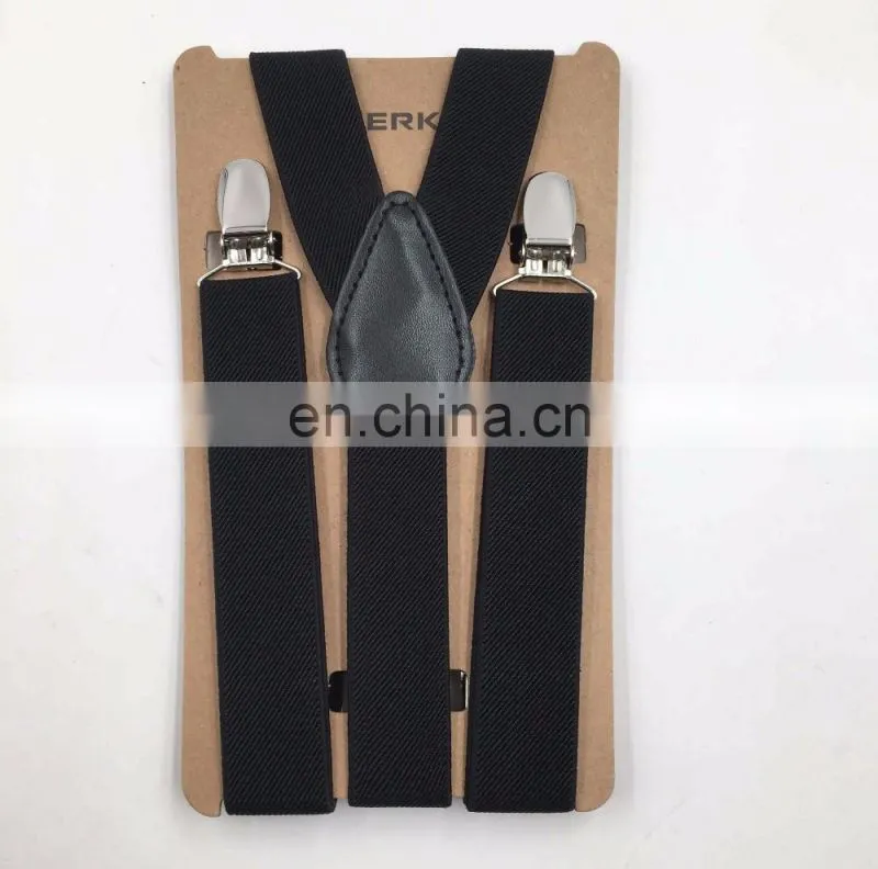 2017 HOT SALE best quality kids suspenders 25 colors available