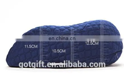 Factory High Quality Cotton Filled Adult Travel Pillow