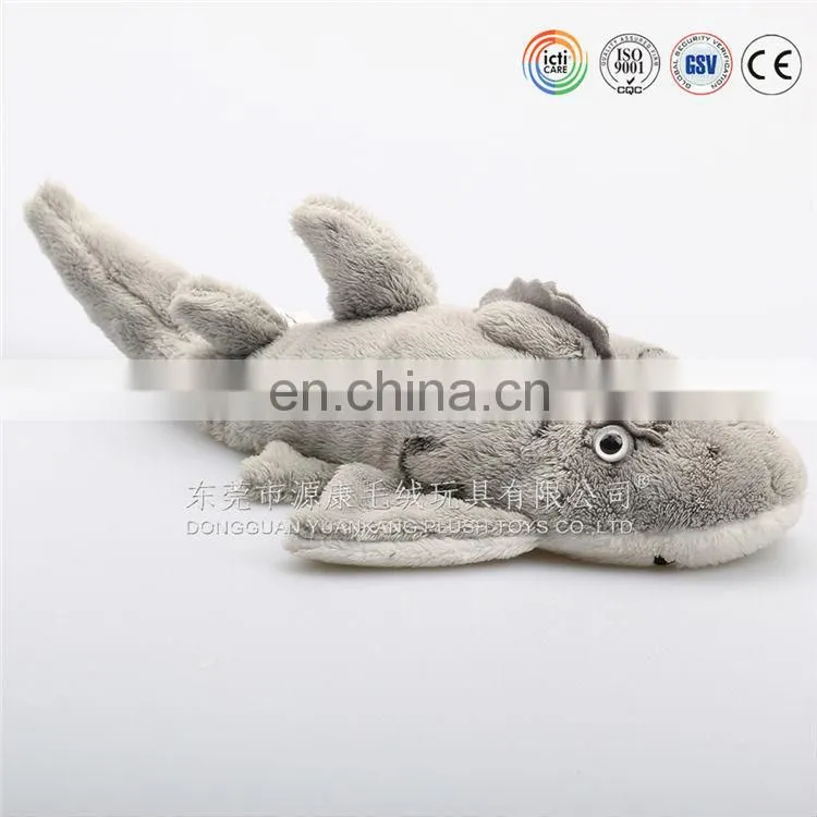 Fashion cute plush alligator toy for kids made of plush fabric