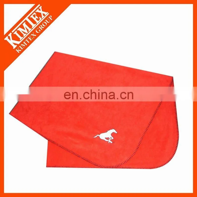 Micro-fiber fleece colorful used blanket for sale
