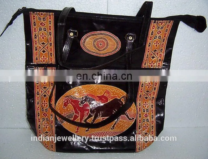 Manufacturer of Leather bags, handbags, purses, original leather bags exporter