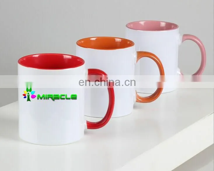 Top Grade Heat Transfer Sublimation Two-tone Color Coated Coffee Mug