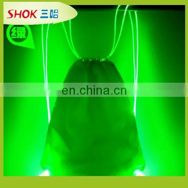 Outdoor activities Identify LED light backpack at night made in China